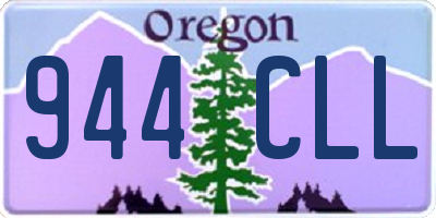 OR license plate 944CLL
