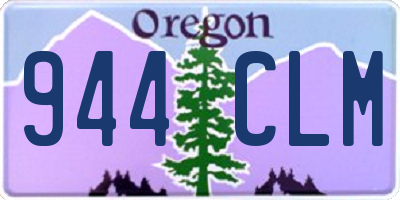 OR license plate 944CLM