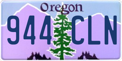 OR license plate 944CLN