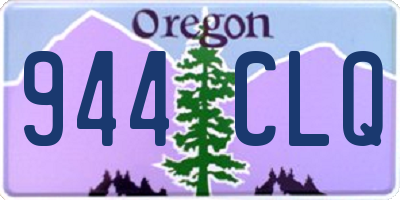 OR license plate 944CLQ