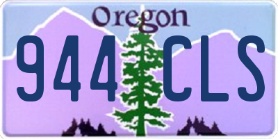 OR license plate 944CLS