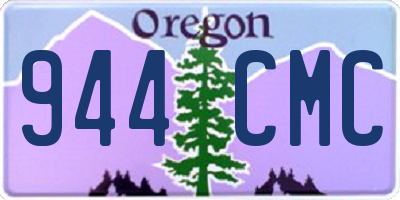OR license plate 944CMC