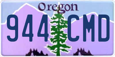 OR license plate 944CMD
