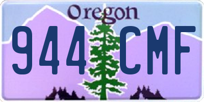 OR license plate 944CMF