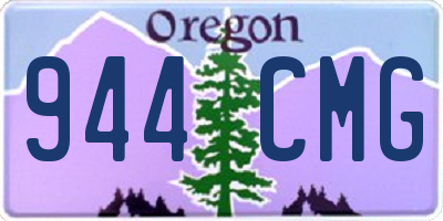 OR license plate 944CMG