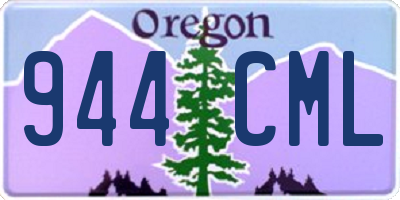 OR license plate 944CML