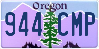 OR license plate 944CMP