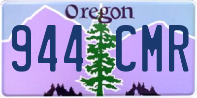 OR license plate 944CMR