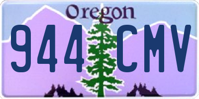 OR license plate 944CMV
