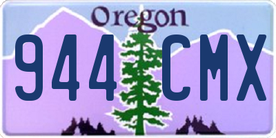 OR license plate 944CMX