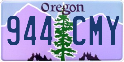 OR license plate 944CMY