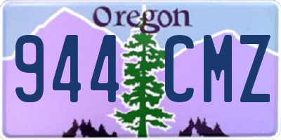 OR license plate 944CMZ