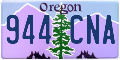 OR license plate 944CNA