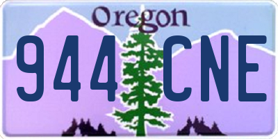 OR license plate 944CNE