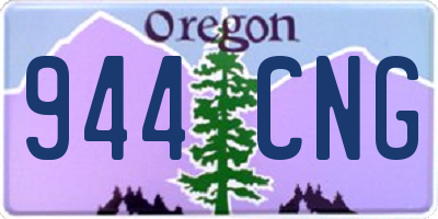 OR license plate 944CNG