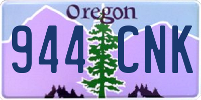 OR license plate 944CNK