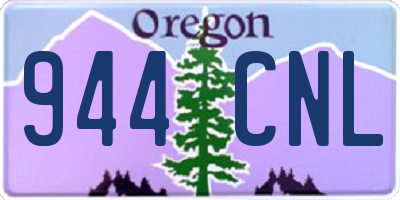 OR license plate 944CNL