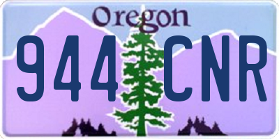OR license plate 944CNR