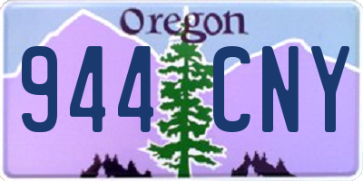OR license plate 944CNY
