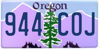 OR license plate 944COJ