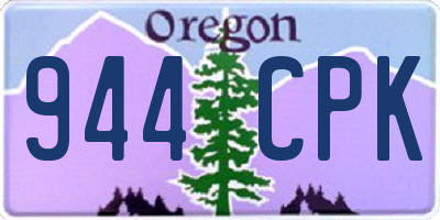 OR license plate 944CPK
