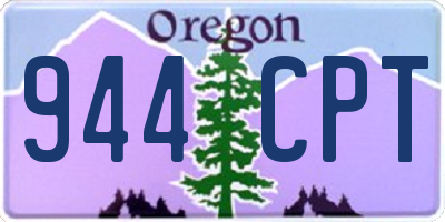 OR license plate 944CPT