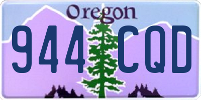 OR license plate 944CQD
