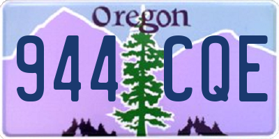 OR license plate 944CQE