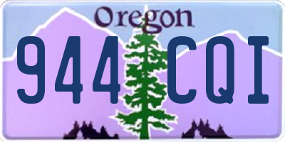OR license plate 944CQI