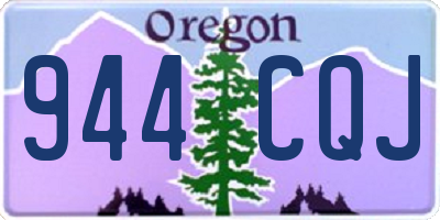 OR license plate 944CQJ
