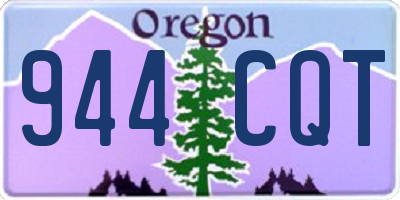 OR license plate 944CQT