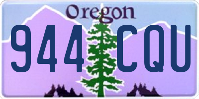 OR license plate 944CQU