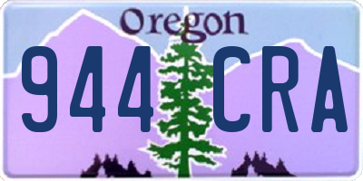 OR license plate 944CRA