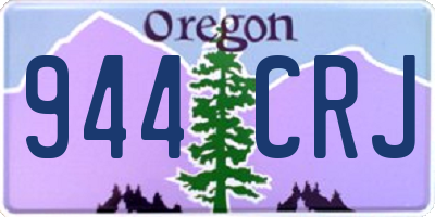 OR license plate 944CRJ