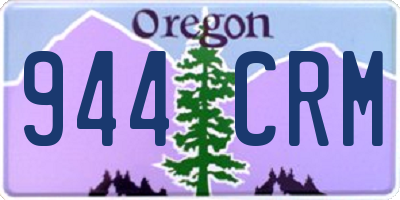 OR license plate 944CRM