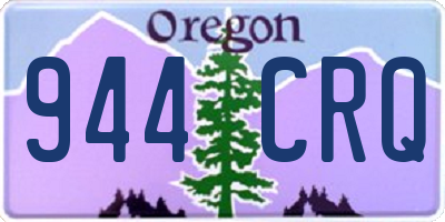 OR license plate 944CRQ