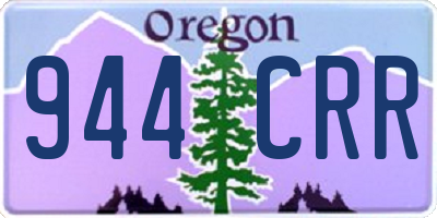OR license plate 944CRR