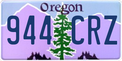 OR license plate 944CRZ