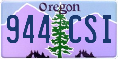 OR license plate 944CSI