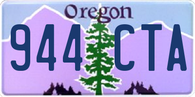 OR license plate 944CTA