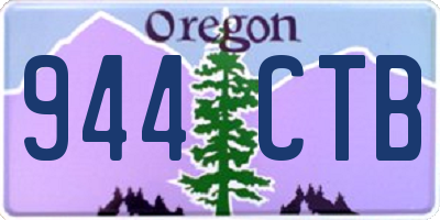 OR license plate 944CTB