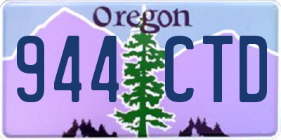 OR license plate 944CTD
