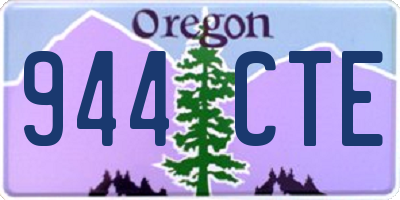 OR license plate 944CTE