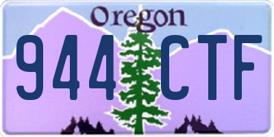 OR license plate 944CTF