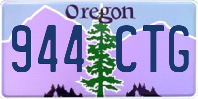 OR license plate 944CTG