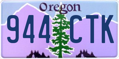 OR license plate 944CTK