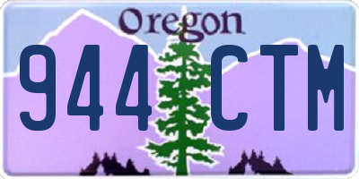 OR license plate 944CTM