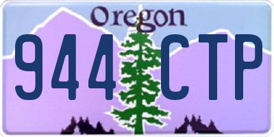 OR license plate 944CTP