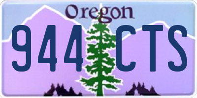OR license plate 944CTS