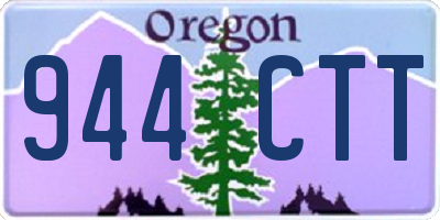OR license plate 944CTT